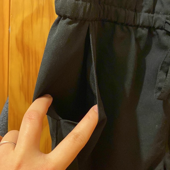 Banana Republic Black Lace Romper with Drawstrings - Picture 3 of 6